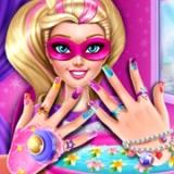 Super Barbie's Manicure